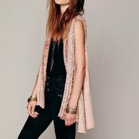 Free People In Your Arms Cardigan Sweater Vest Size Medium - Picture 2 of 8